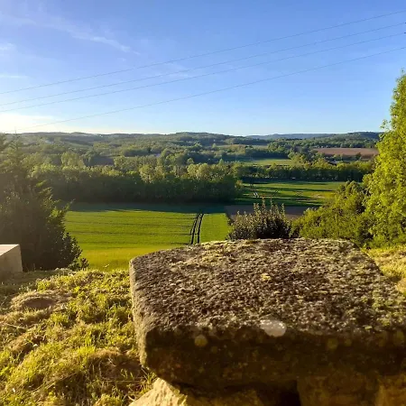 Gasthof Les Cypres D'oc Maison D'hote Ou Avec Piscine, Vue Et Jardin Castelnau-de-Montmiral